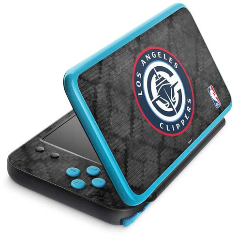 NBA Los Angeles Clippers Black Rust Nintendo 2DS XL (2017) Skin